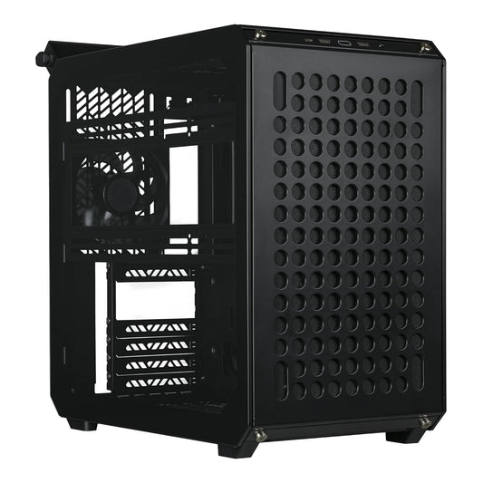 Cooler Master QUBE 500 Flatpack Small Mid-Tower ATX High Airflow Gaming Cabinet - Black