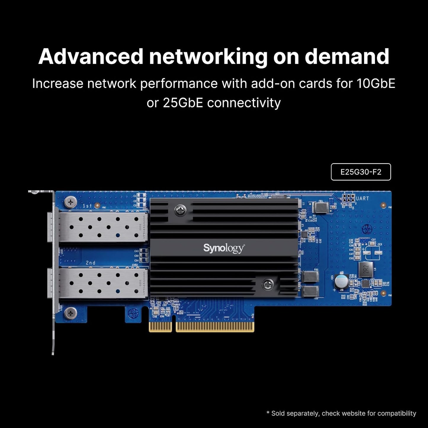 Synology RackStation RS822RP+ 4-Bay Network Attached Storage Enclosure - Black