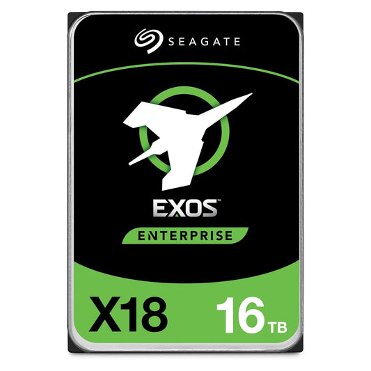 Seagate Exos X18 16TB Enterprise 3.5 Inch Hyperscale SATA 6Gb/s Internal Hard Drive