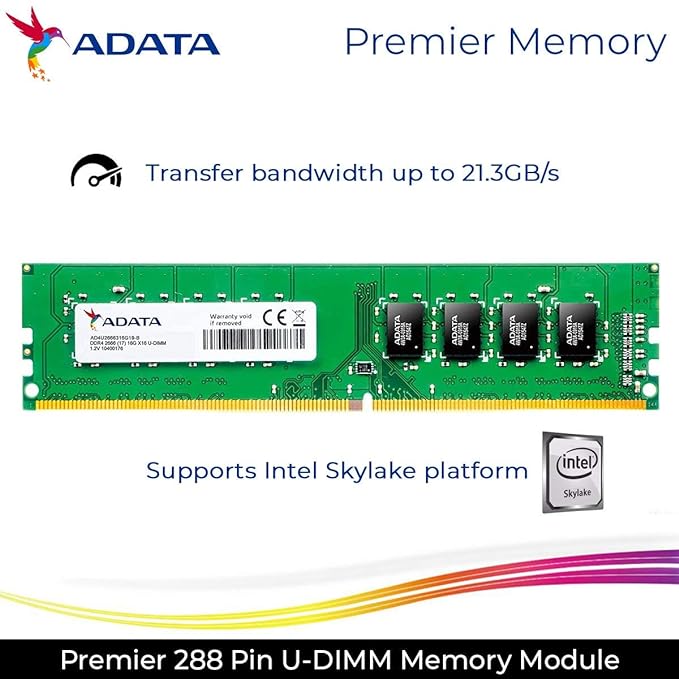 [RePacked] ADATA Premier 8GB DDR4 2666Mhz 288 Pin Unbuffered-DIMM Memory Module