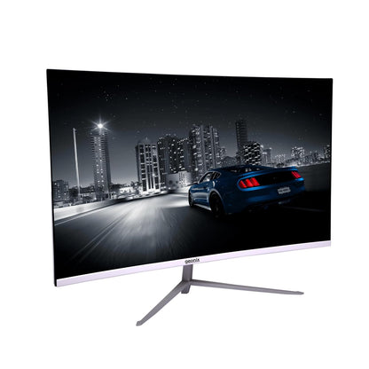 Geonix Argon 32" 75Hz 1080p Full HD LED Panel Curved Monitor with Dual Speakers - White