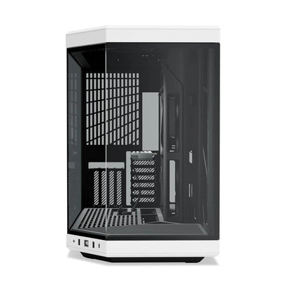 HYTE Y60 Premium Mid-Tower PC ATX Case with Panoramic Glass-(Black/White)