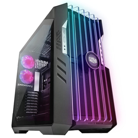 Cooler Master HAF700 EVO E-ATX ARGB Full Tower Tempered Glass Side Panel Gaming Cabinet - Black