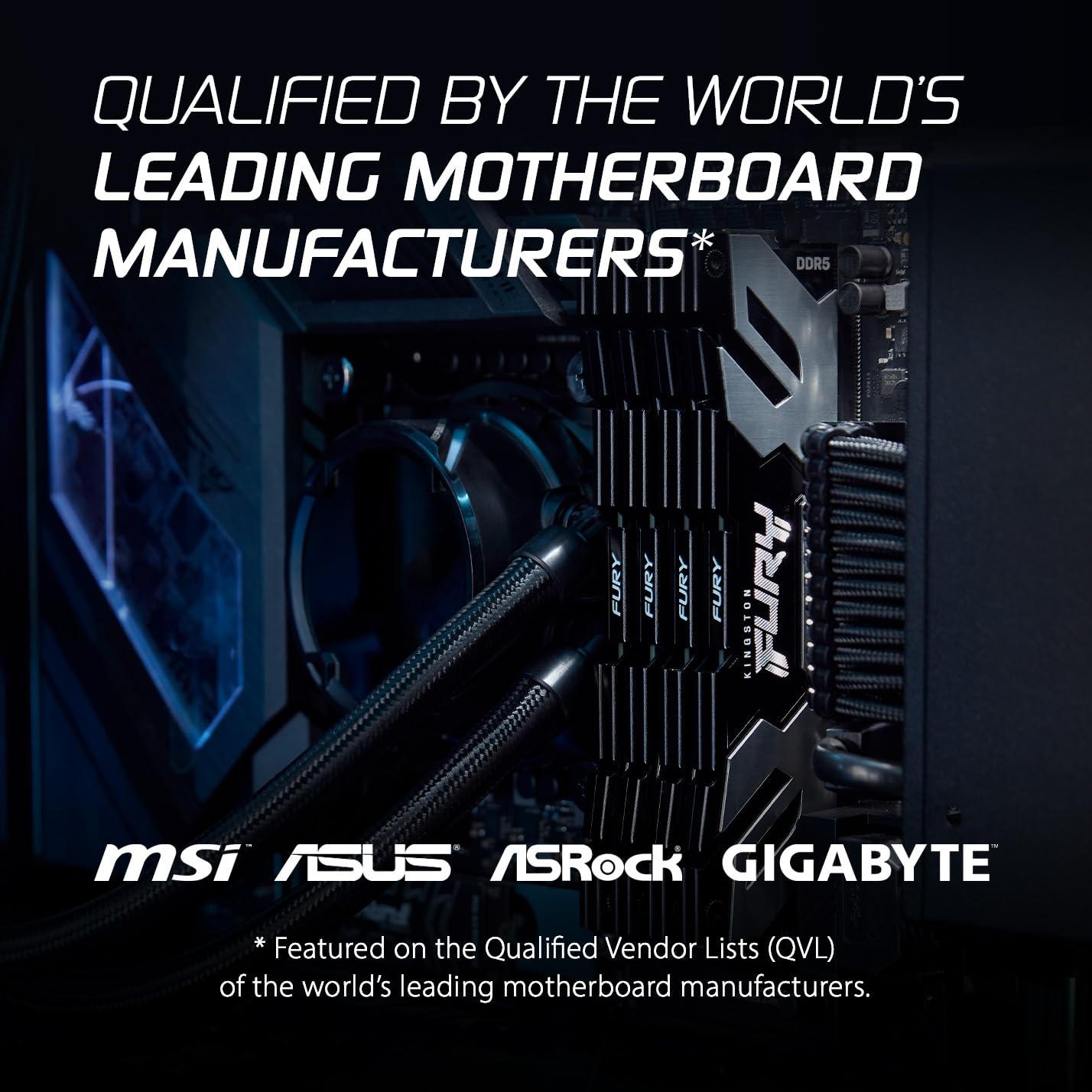 Kingston Fury Renegade 32GB DDR5 6400MHz CL32 DIMM Desktop Gaming Memory - Silver