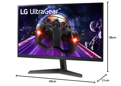 LG UltraGear 24GN60R-B 24" 144Hz 1080p FHD HDR10 IPS Panel 1ms Gaming Monitor
