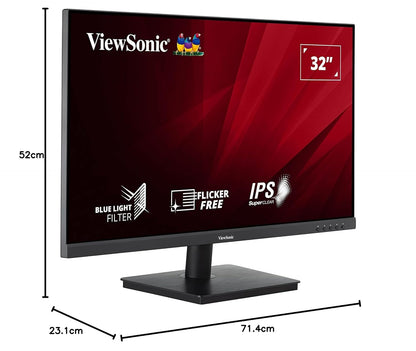 ViewSonic 32 Inch 1920X1080 Resolution IPS Freesync FHD Monitor with Built-In Speakers