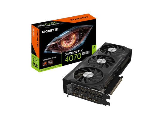 GIGABYTE GeForce RTX 4070 Super WINDFORCE OC 12GB 192-bit GDDR6X Graphics Card