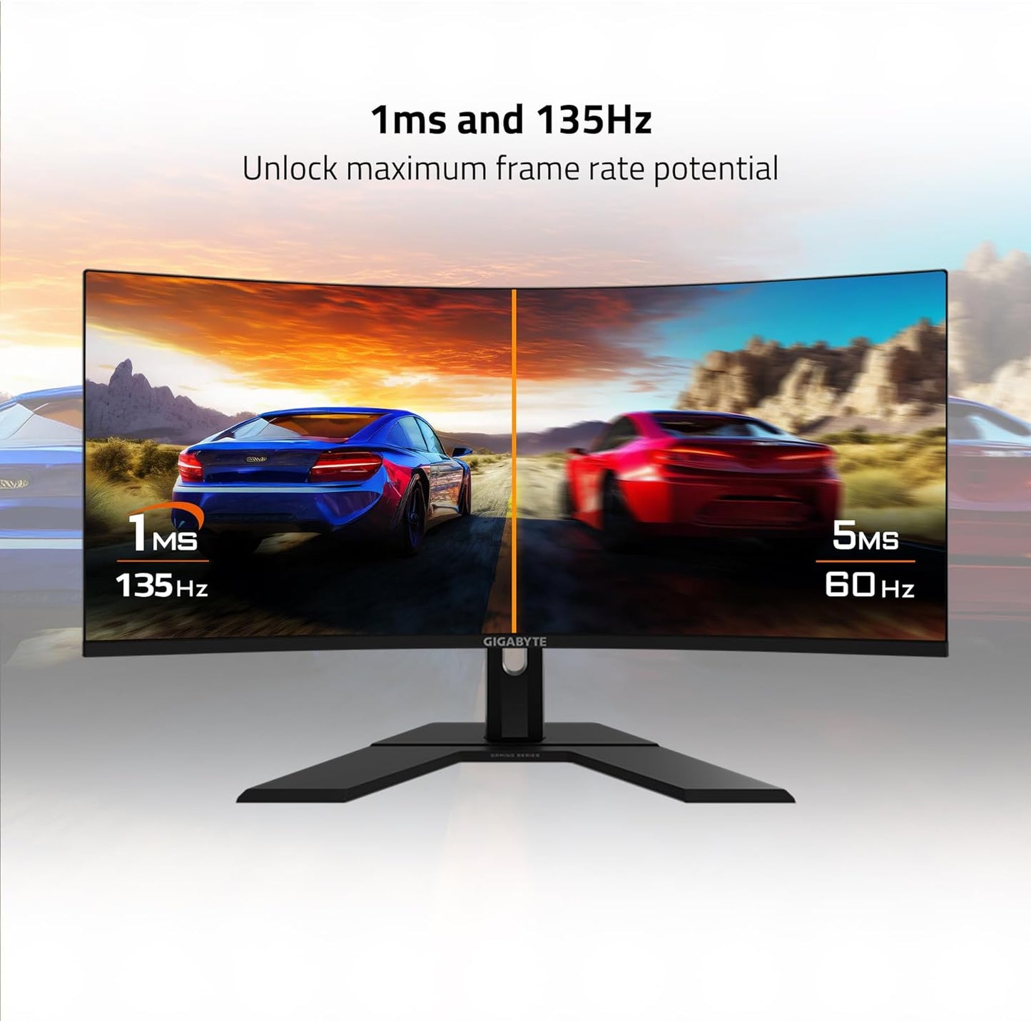 GIGABYTE GS34WQC 34" 120Hz 1440P WQHD HDR Ready VA Panel Curved Gaming Monitor