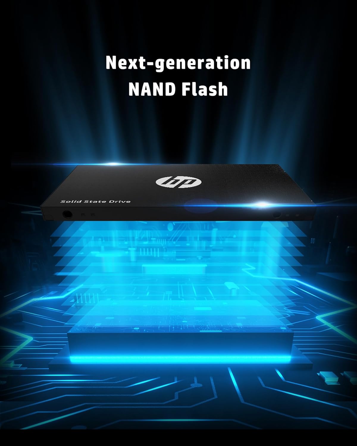 HP S750 3D NAND 256GB Internal PC SSD - SATA III Gb/s, 2.5 Up to 560 MB/s