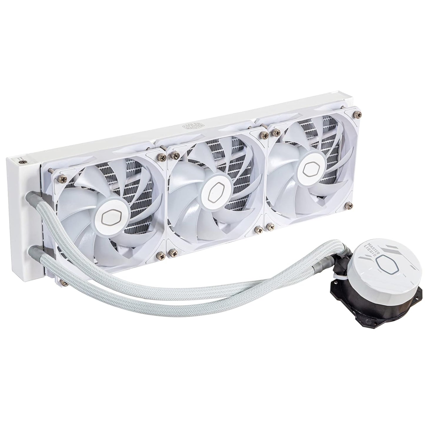 Cooler Master MasterLiquid 360L Core ARGB 360mm Close-Loop PWM AIO CPU Liquid Cooler - White