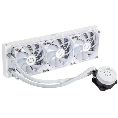 Cooler Master MasterLiquid 360L Core ARGB 360mm Close-Loop PWM AIO CPU Liquid Cooler - White