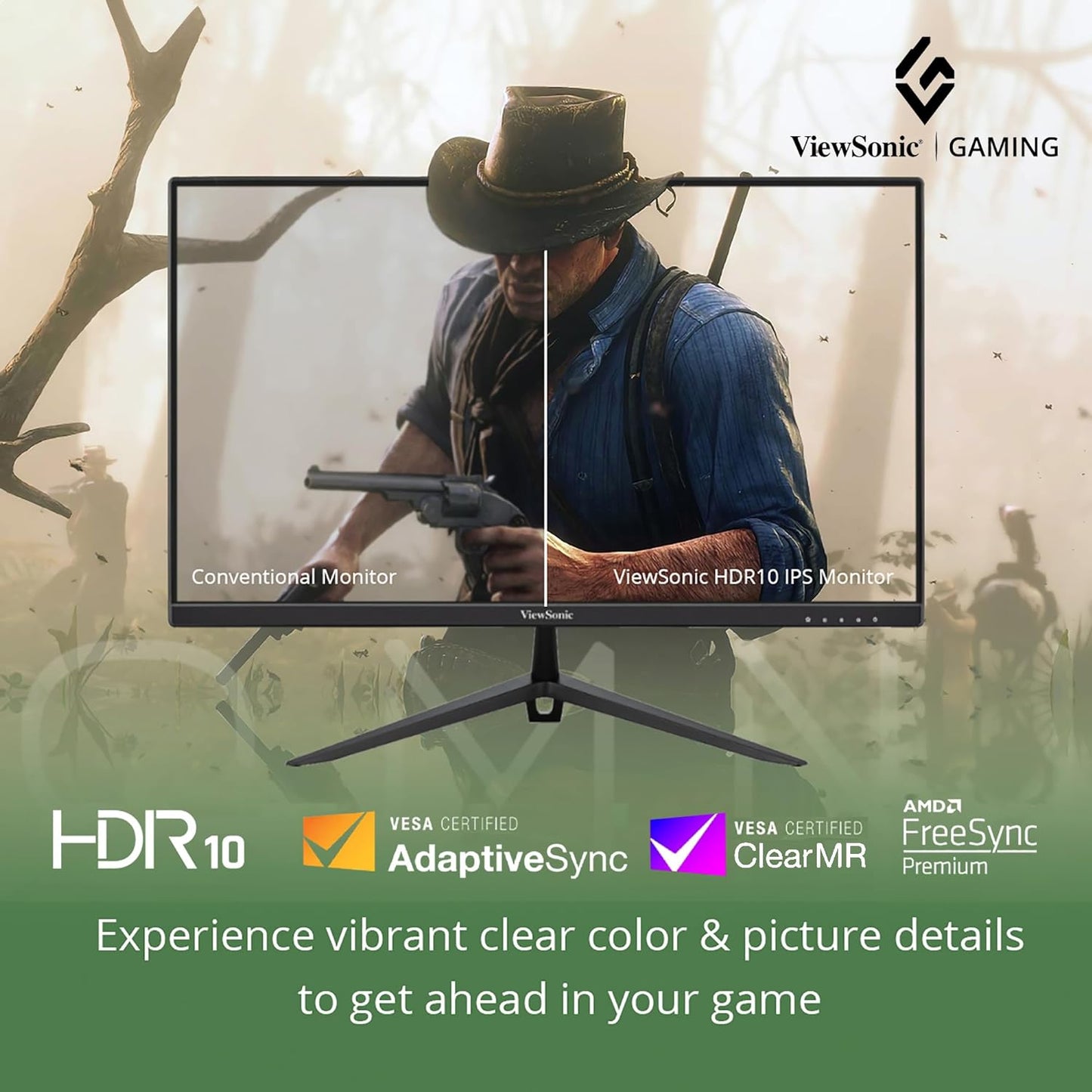 ViewSonic VX2428 Omni 24” 180Hz Fast IPS sRGB Gaming Monitor with Dual Speakers