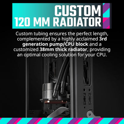 Cooler Master NCORE 100 MAX SFF Ready Mini Tower Computer Cabinet - Silver Edition