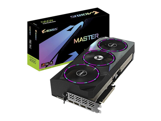 GIGABYTE AORUS GeForce RTX 4090 GDDR6X Master 24G Triple Fan Graphics Card