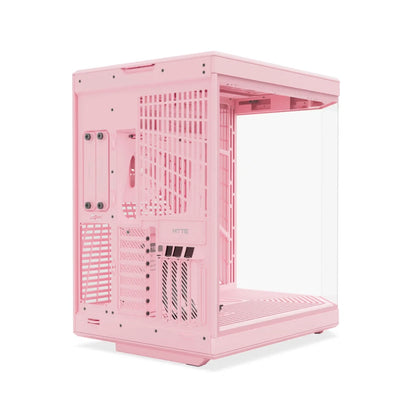 HYTE Y70 Mid-Tower PC ATX Case with Modern Aesthetic Case-Strawberry Milk