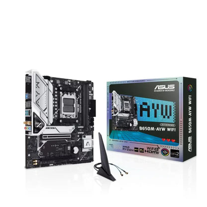 ASUS B650M‑AYW‑WIFI B650 AM5 Micro ATX DDR5 Motherboard with Wi‑Fi 6-tpstech.in