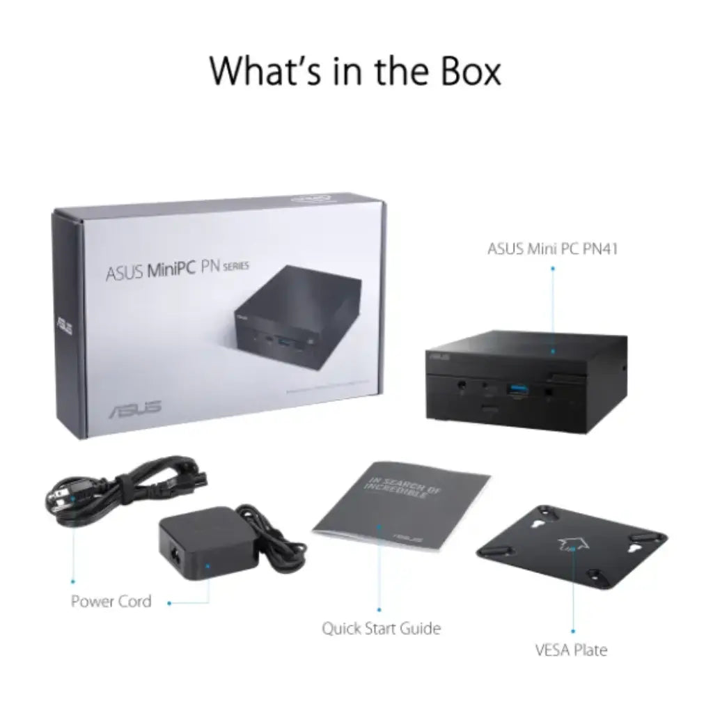 ASUS Mini PC PN41‑BBC0279MV Celeron N4500 8GB RAM 128GB NVMe SSD Windows 11-tpstech.in