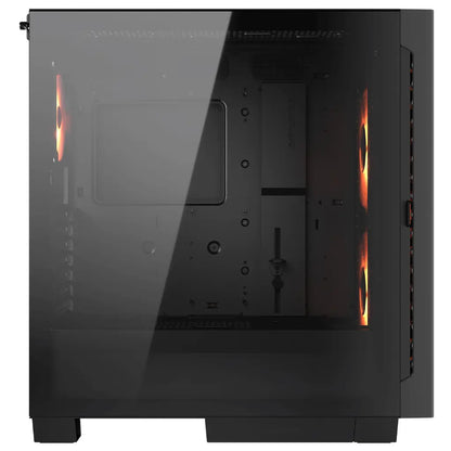 Cougar Airface Eco RGB Mid Tower PC Case with Dual 180mm ARGB PWM Fans - Black-tpstech.in
