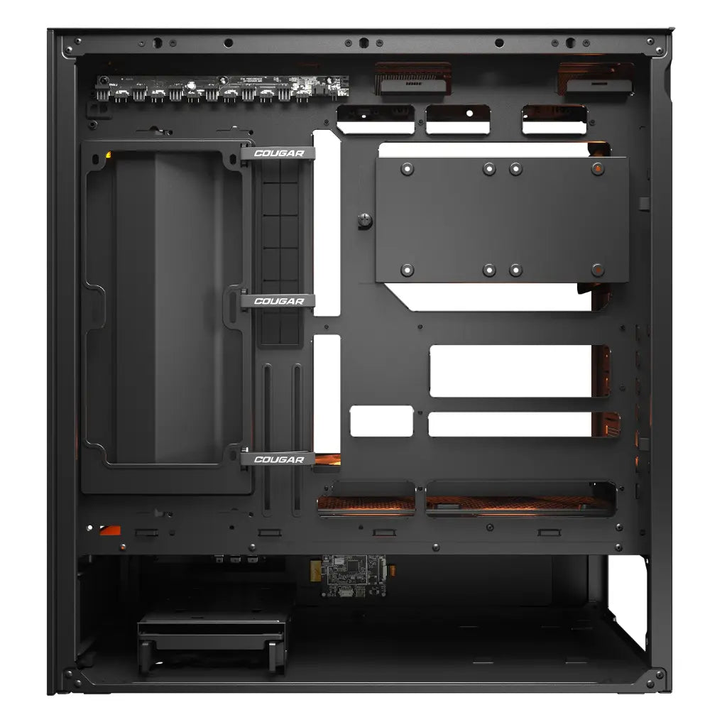 Cougar CFV235 Mesh Vision ATX Mid Tower PC Case with Central Floating Ventilation Dual 160mm ARGB PWM Fans - Black-tpstech.in