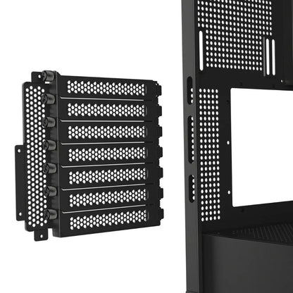 Cougar FV270 RGB Tempered Glass Mid‑Tower Computer Case with E‑ATX Support, Angled Airflow & ARGB Fans - Black-tpstech.in