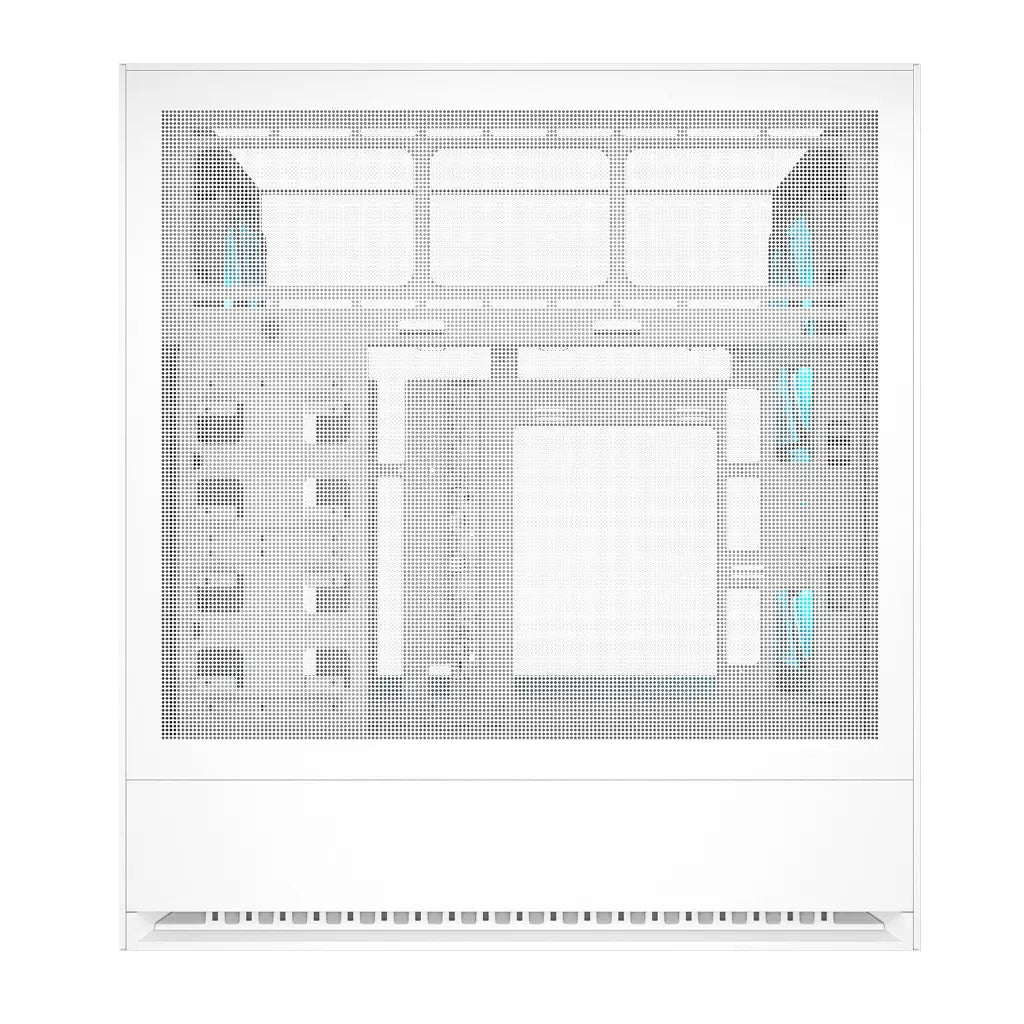 Cougar OmnyX Mid‑Tower PC Case with Omnidirectional Dynamic Flow Quad 160mm PWM Fans - White-tpstech.in