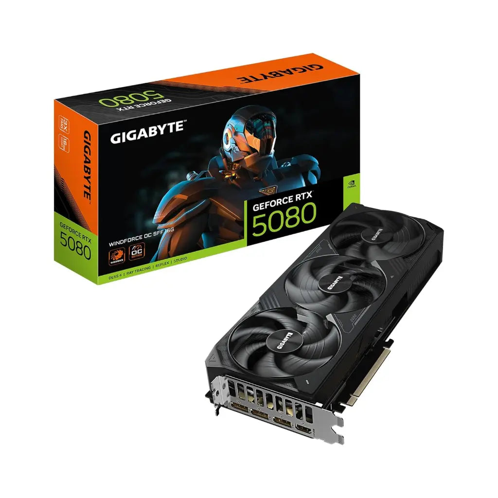 Gigabyte Geforce RTX 5080 WINDFORCE OC SFF 16G GDDR7 Graphics Card-tpstech.in