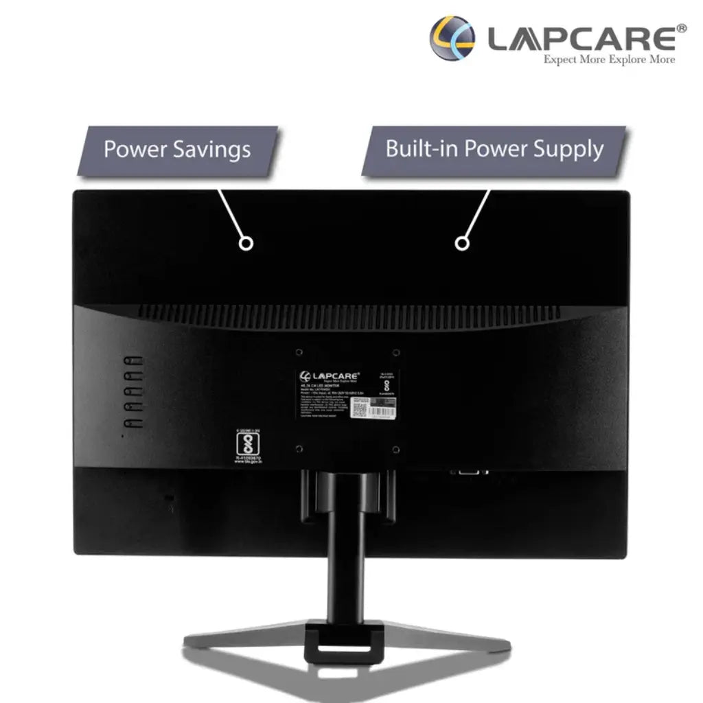 LAPCARE LM195WDH 19" 60Hz HD LED Monitor with VGA & HDMI Ports-tpstech.in