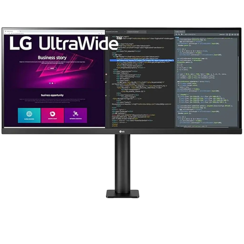 LG 34WN780-B 34" UltraWide Ergo QHD IPS HDR10 Monitor with Ergo Stand-tpstech