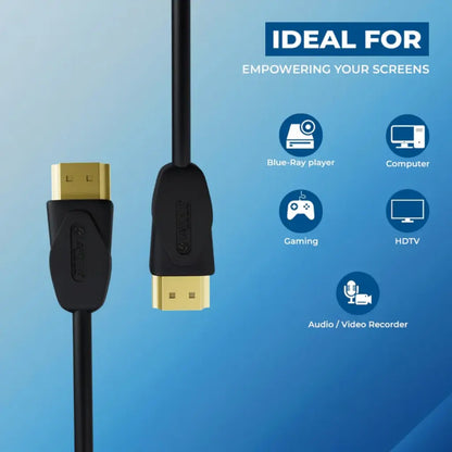 Lapcare High Speed HDMI 1.4 Cable with Ethernet 3D True Ultra HD 1.5M-tpstech.in