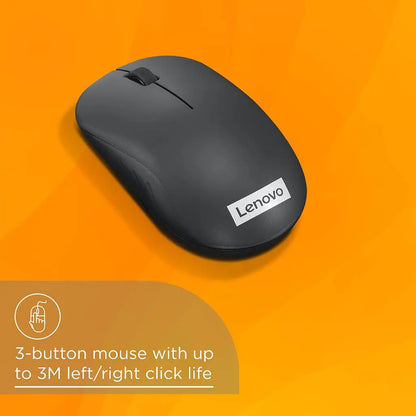 Lenovo 130 1000 DPI Wireless Mouse with 2.4GHz Dongle-tpstech.in