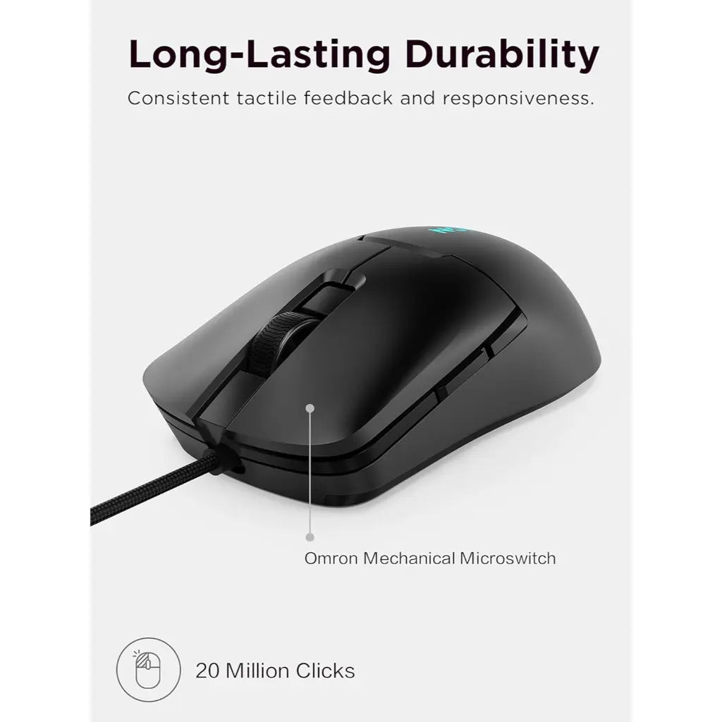 Lenovo Legion M300s 8000 DPI RGB Gaming Mouse - Black-tpstech.in