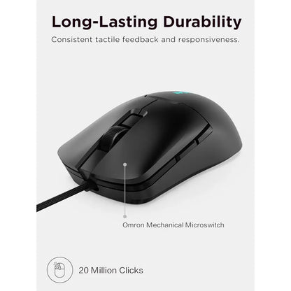 Lenovo Legion M300s 8000 DPI RGB Gaming Mouse - Black-tpstech.in