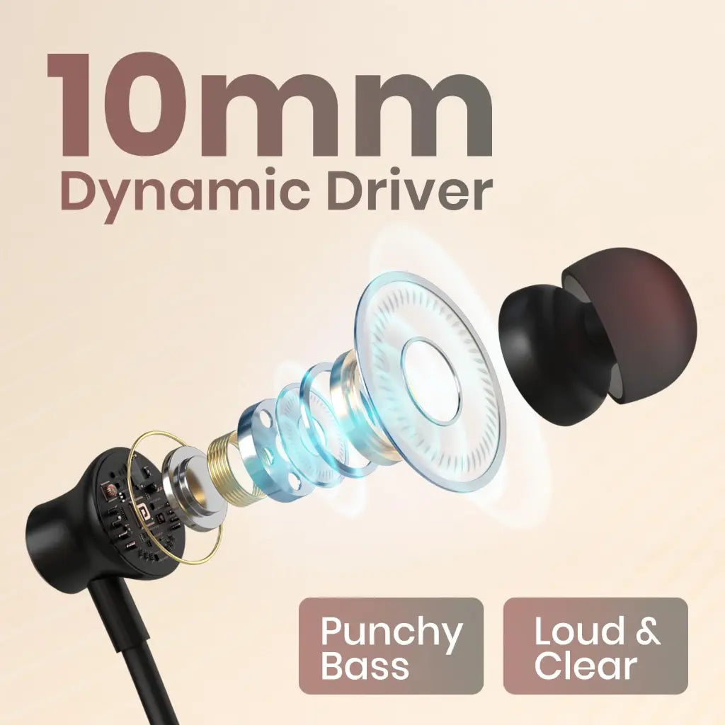 Portronics Harmonics Y2 POR 3109 Bluetooth 5.3 Neckband with 70H Playtime-tpstech.in