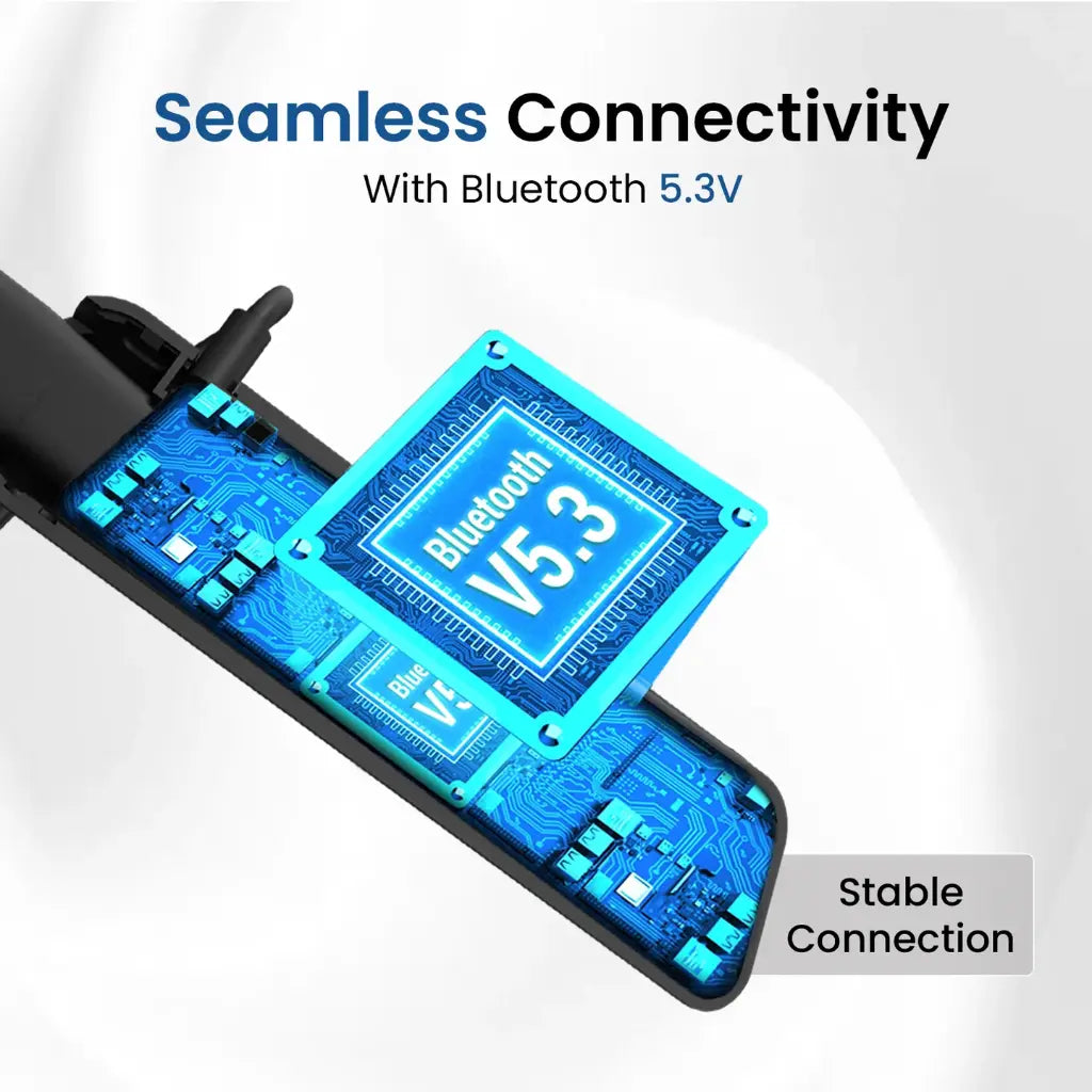 Portronics Harmonics Z10 Wireless Neckband Bluetooth 5.3 with 35 Hour Playtime-tpstech.in