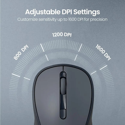 Portronics POR 2786 Toad 34 Wireless Mouse 2.4GHz Adjustable DPI 1600-tpstech.in