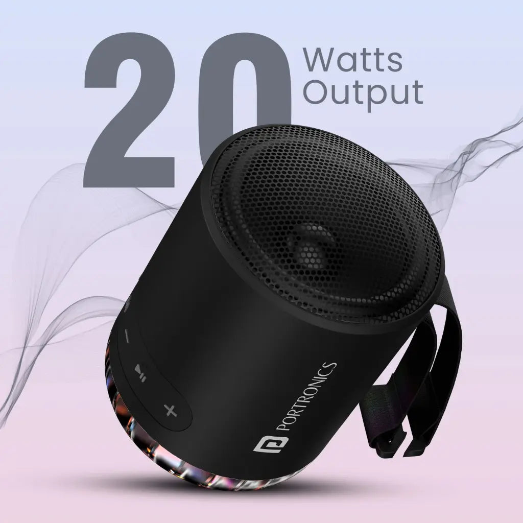 Protronics Soundpot Pro POR 2678 20W Bluetooth 5.3 Portable Speaker-tpstech.in