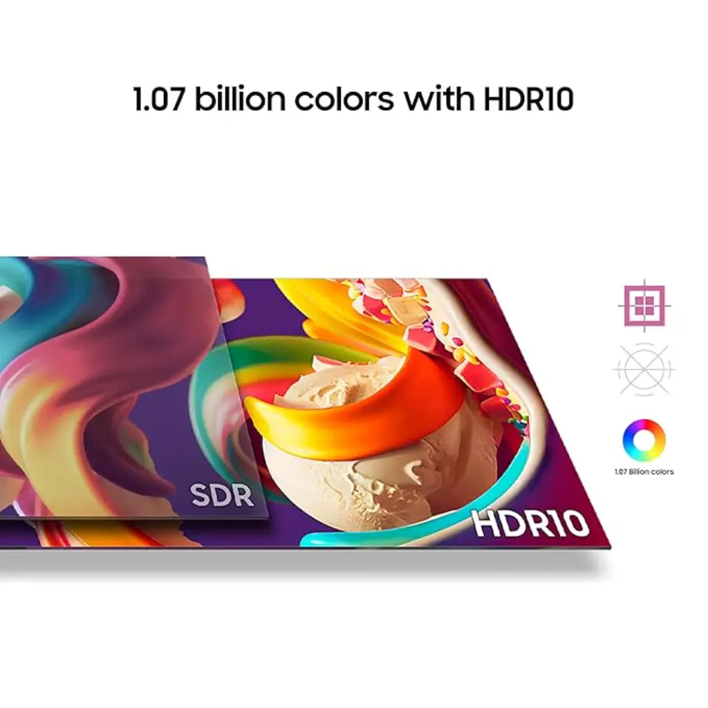 Samsung 32" 60 Hz 4K UHD IPS Monitor HDR10 Easy Setup Stand TUV Eye Care-tpstech.in