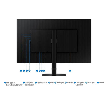Samsung 32" 60 Hz 4K UHD ViewFinity S8 Monitor with USB Type-C and LAN Port-tpstech.in