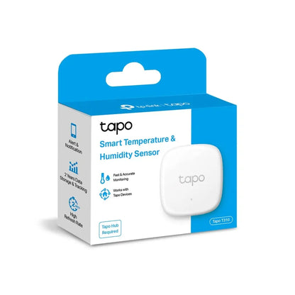 TP-Link Tapo T310 Smart Temperature & Humidity Sensor High Accuracy 2-Year Data Storage Hub Required-tpstech.in