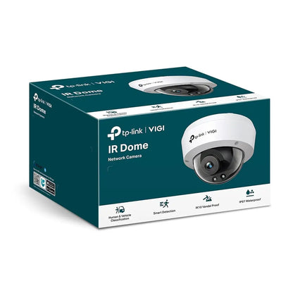 TP-Link VIGI C220I V1 2MP IR Dome Network Camera with AI Detection  IK10 Vandal-Proof & IP67-tpstech.in