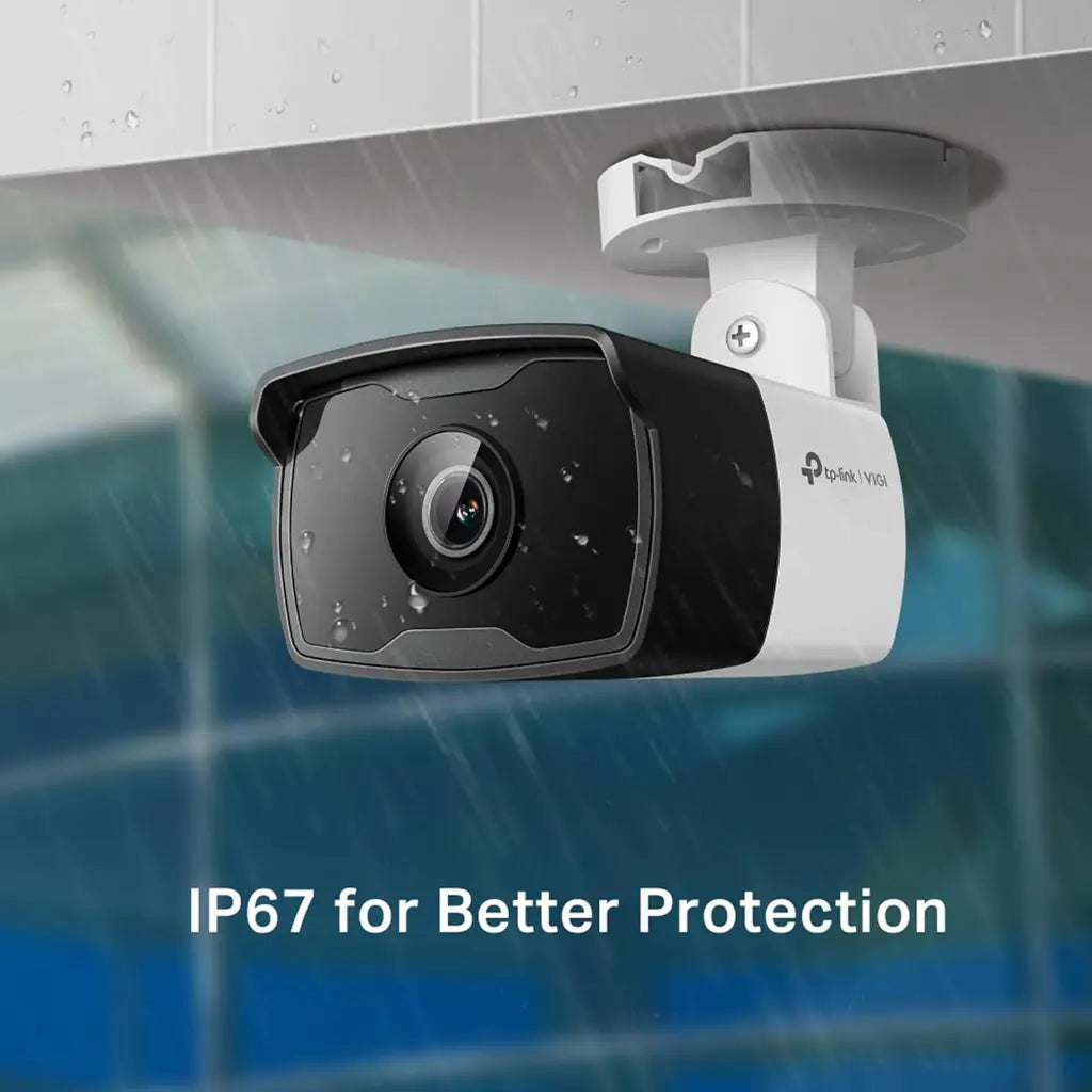 TP-Link VIGI C320I 2MP Outdoor IR Bullet Network Camera Built-In Microphone IP67 Weatherproof-tpstech.in