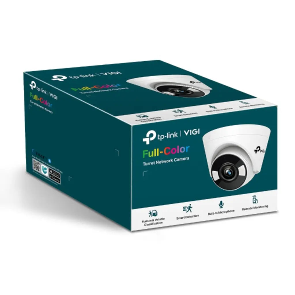 TP-Link VIGI C440 4MP Full-Color Turret Network Camera H.265+ AI Detection-tpstech.in