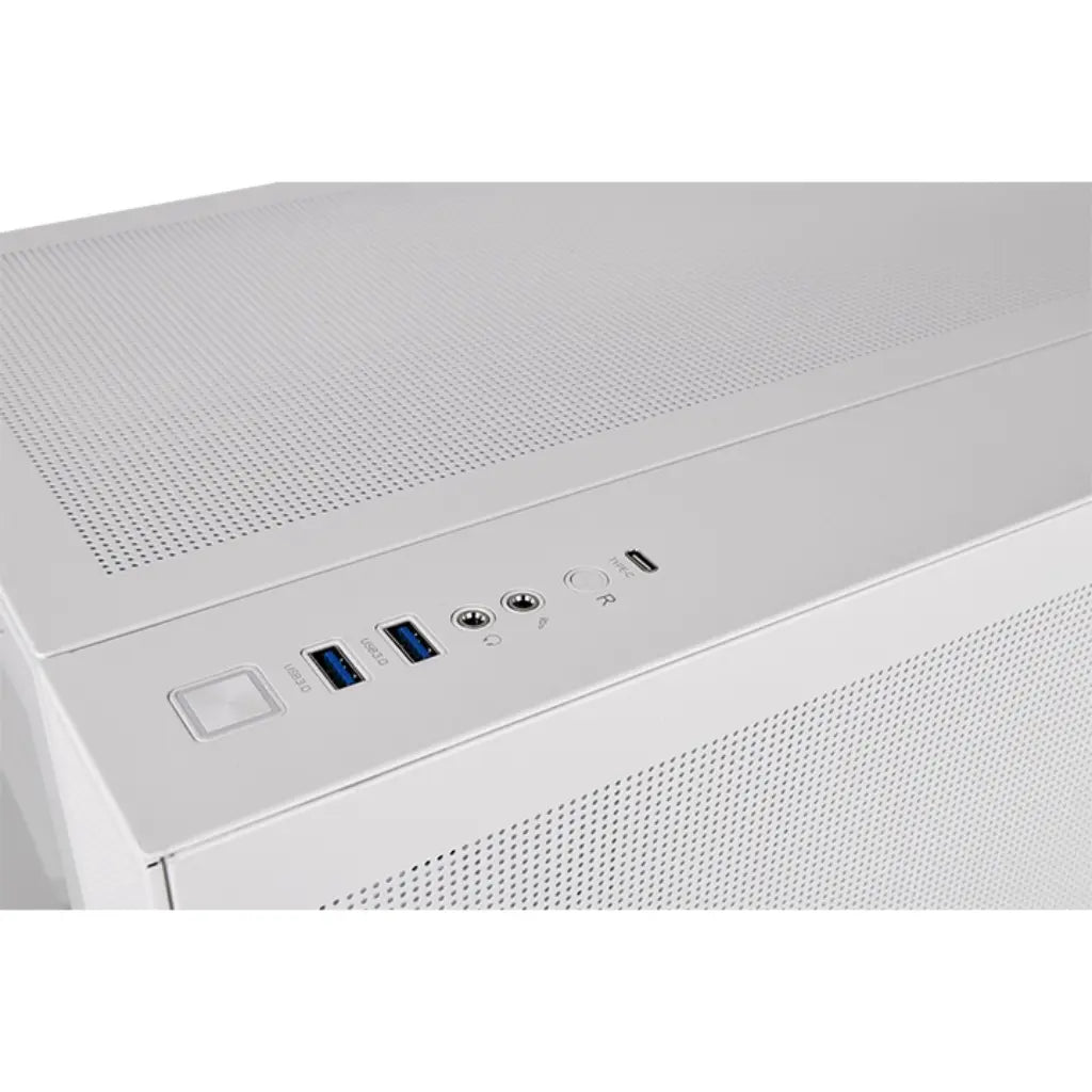 Thermaltake View 380 TG ARGB ATX Mid Tower Tempered Glass Computer Case - Snow-tpstech.in