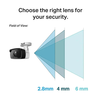 VIGI C330I 3MP Outdoor IR Bullet Network Camera with AI Detection PoE & H.265+ IP67 Waterproof-tpstech.in