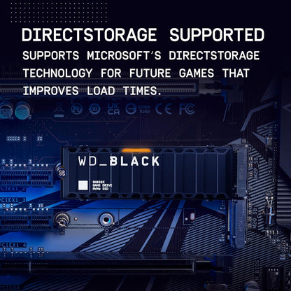 Western Digital WD Black SN850X 8TB M.2 NVMe Internal Gaming SSD with Heatsink - Black-tpstech.in