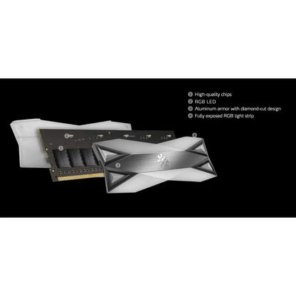 XPG Spectrix D60G 32GB DDR4 RAM (16GBx2) 3600MHz CL18 288-Pin RGB Desktop Memory-tpstech.in