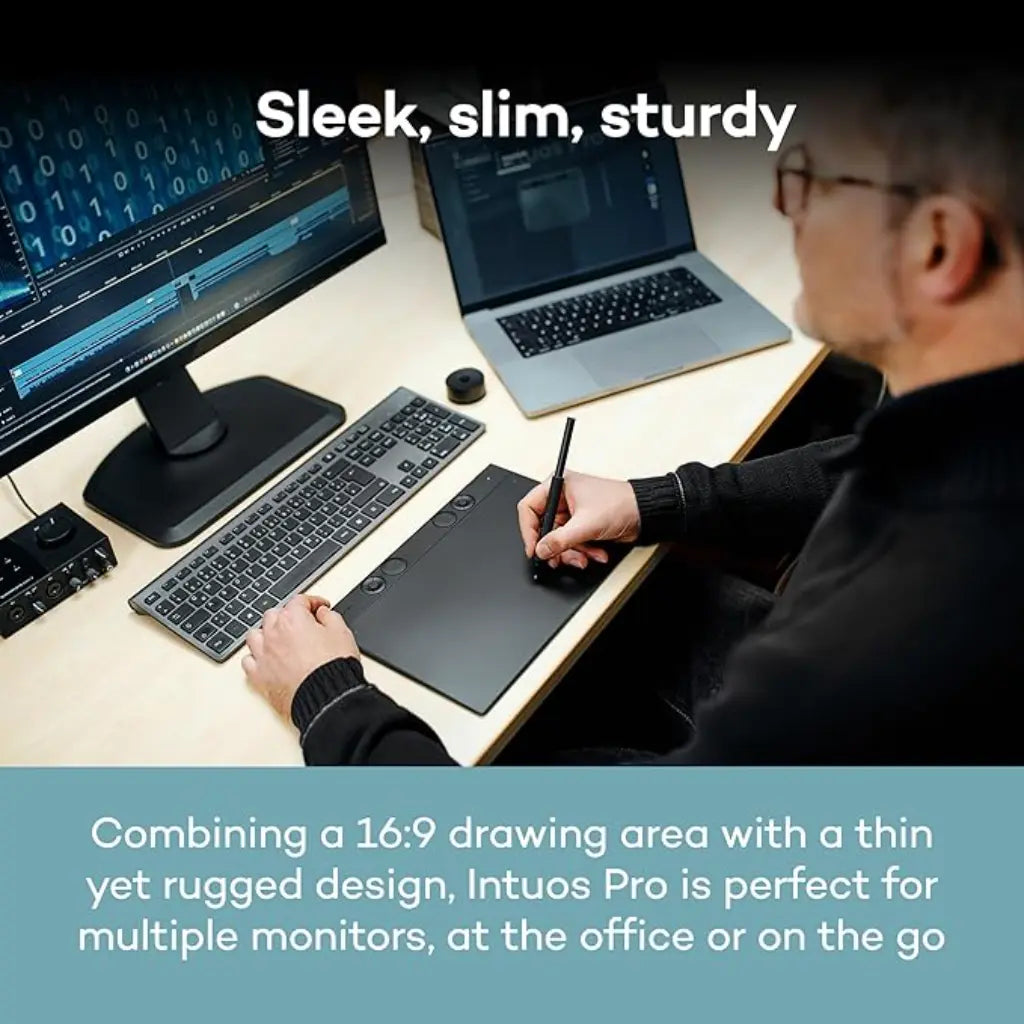 Wacom Intuos Pro Small PTK470K0C Bluetooth Graphic Drawing Tablet