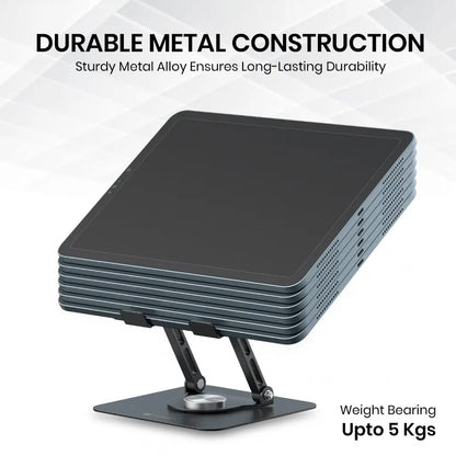Portronics My Buddy A1 POR 3105 360 Rotating Metal Tablet and Mobile Stand