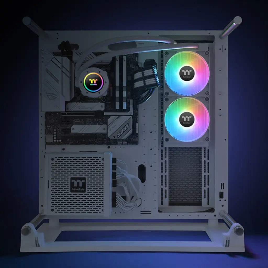 Thermaltake TH240 V2 ARGB Sync 240mm AIO CPU Liquid Cooler Snow Edition