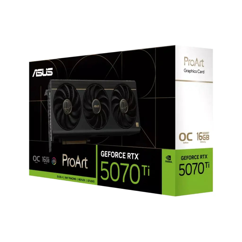 ASUS ProArt GeForce RTX 5070 Ti OC 16GB GDDR7 Graphics Card